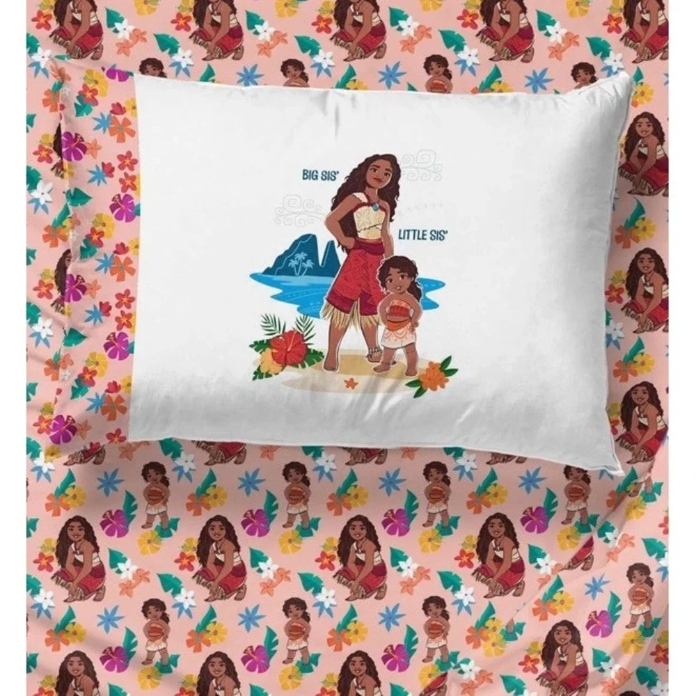 Jay Franco Disney Moana Twin Size Sheet Set w/‎ 3 piece bedding NIB